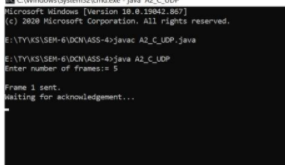 Write a program to implement Stop and Wait Protocol using both TCP and UDP