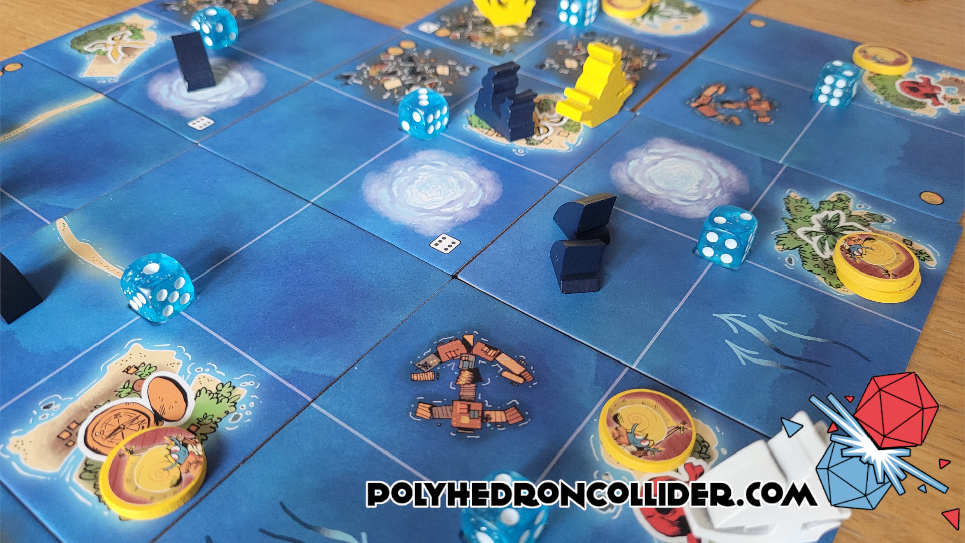 Polyhedron Collider Ahoy Board Game Review - In Play