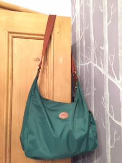 Longchamp Hobo in teal