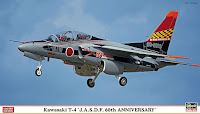Hasegawa 1/72 Kawasaki T-4 'J.A.S.D.F. 60th ANNIVERSARY' (02138) Color Guide & Paint Conversion Chart