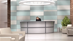 Marque Curved Front Reception Desk from OFM