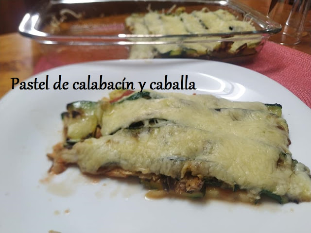 PASTEL DE CALABACÍN Y CABALLA