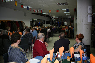 Cena de hermandad de todos los Centros de Mayores de Moratalaz.