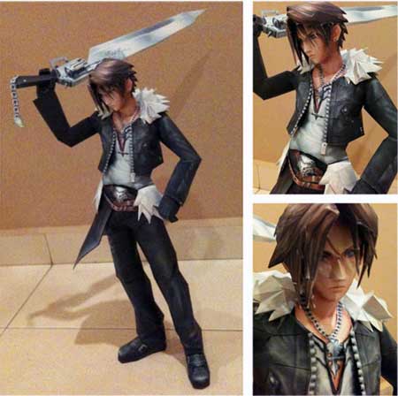 Squall Leonhart Papercraft