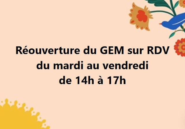 Réouverture sur RDV