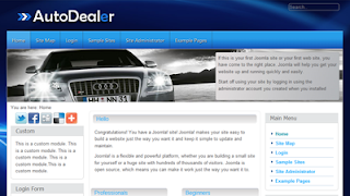 Auto Dealer Joomla 1.6 Template