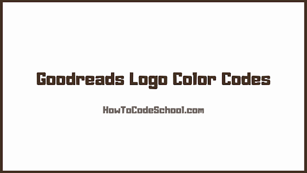 Goodreads Logo Color Codes