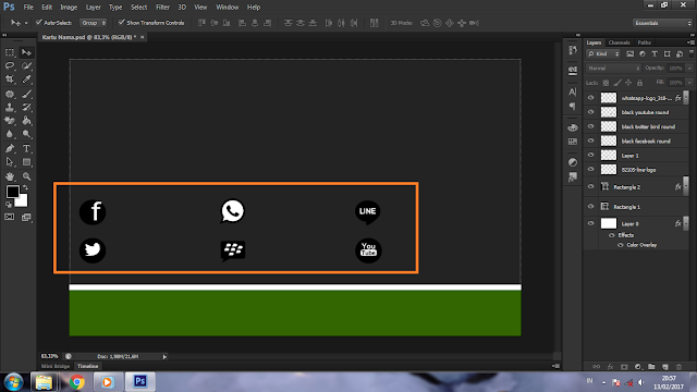 Cara Membuat Kartu Nama di Photoshop CS6