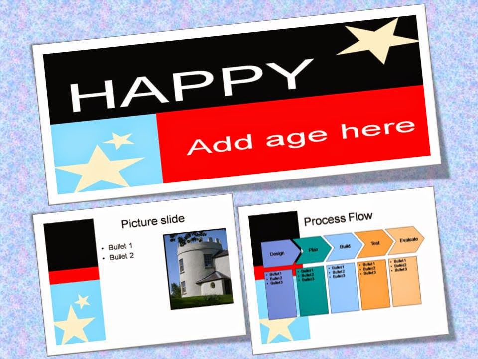 Download Template Powerpoint Background Happy Birthday 