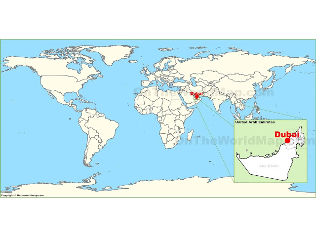 where is dubai on world map