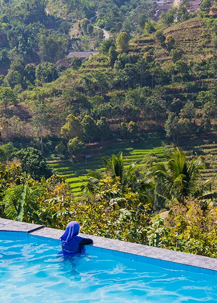 Latar Belakang Kolam Renang Padepokan Soko Langit