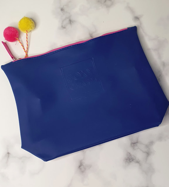 Boxycharm neon jelly pouch with pom pom