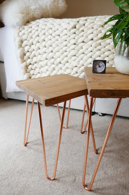 muju furniture, muju furniture review, muju furniture blog review, muju furniture reviews, muju furniture etsy, muju furniture nesting table, copper hairpin legs furniture, copper wooden table