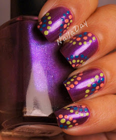 NailaDay: Color Club Rev'd Up with Dots