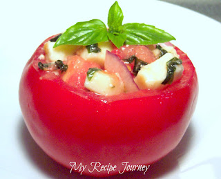 Caprese Stuffed Tomatoes