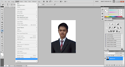 Mengubah Background untuk Pas Foto dengan Photoshop