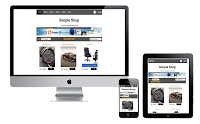 simple shop responsive view