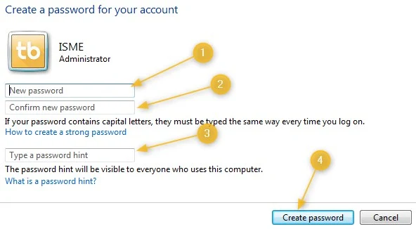  Selain untuk melindungi data di dalam komputer ini juga sanggup anda lakukan jikalau terdapat b Cara Membuat Password di Windows 7 (Saat menghidupkan Komputer)