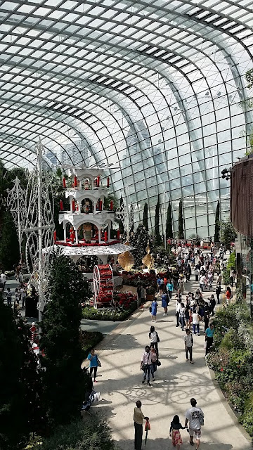 gardens by the bay flower dome oveview