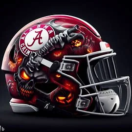 Alabama Crimson Tide Halloween Concept Helmets