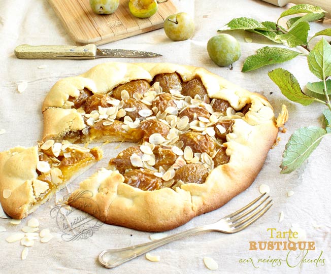 Tarte Rustique Aux Reines Claudes Il Etait Une Fois La Patisserie