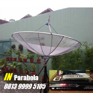 pasang parabola 2 satelit MPEG2