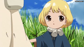 ドクターストーンアニメ 1期11話 スイカ 素顔 かわいい SUIKA Dr. STONE Episode 11