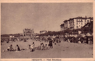 pays basque autrefois plage hôtel labourd