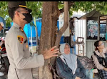 Personil Polsek Bubutan Beri Imbauan Antisipasi 3C, di Halte Jl. Rajawali 