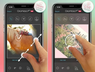 Aplikasi Crop Video di iPhone