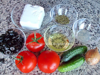 Salata greceasca Ingrediente reteta