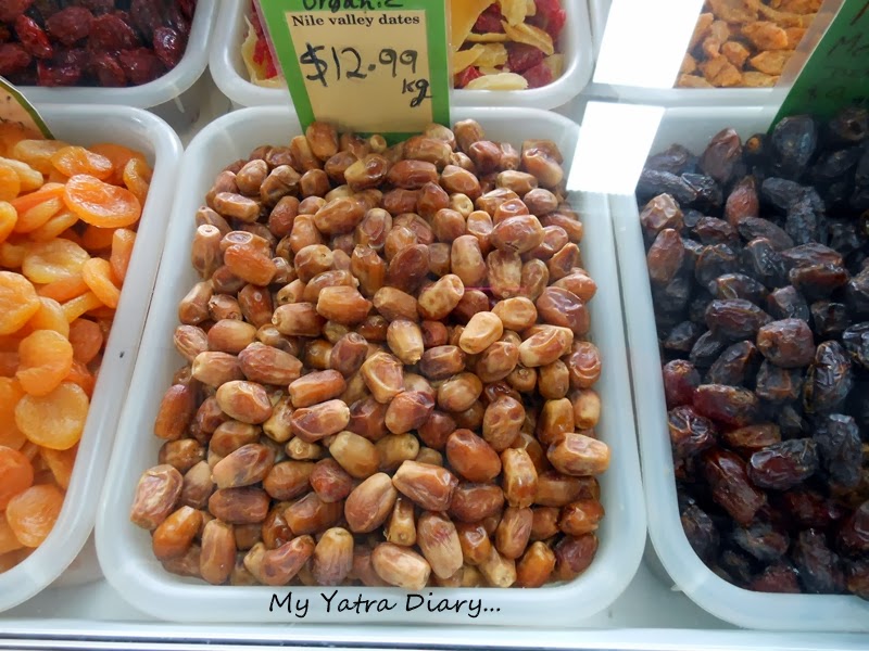 Dates at Queen Victoria Market, Melbourne