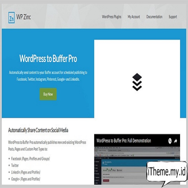 Plugin WordPress to Buffer Pro