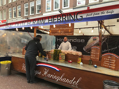 Albert Cuyp Market Raw Herring Stand