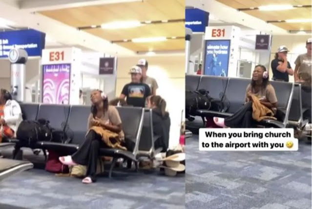 Passageira em aeroporto é ridicularizada por adorar Jesus publicamente