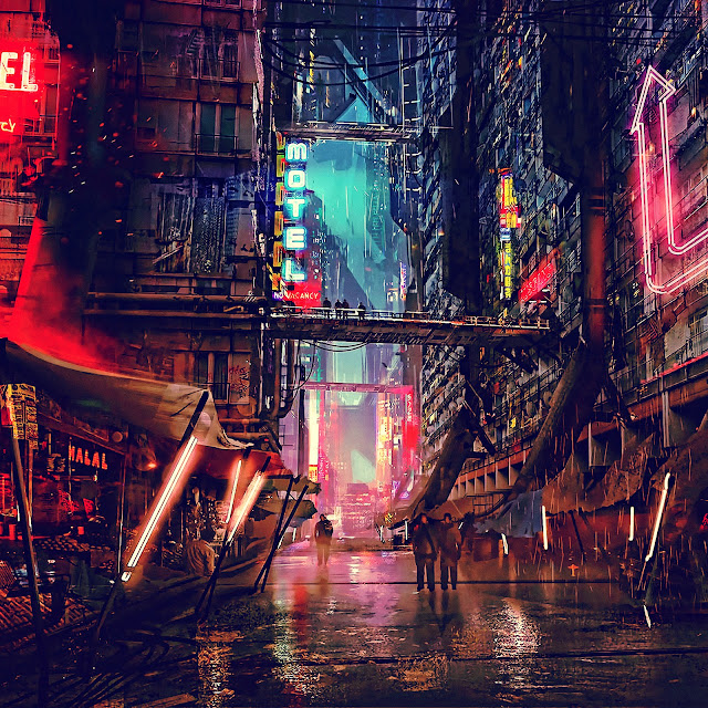 Cyberpunk Futuristic City