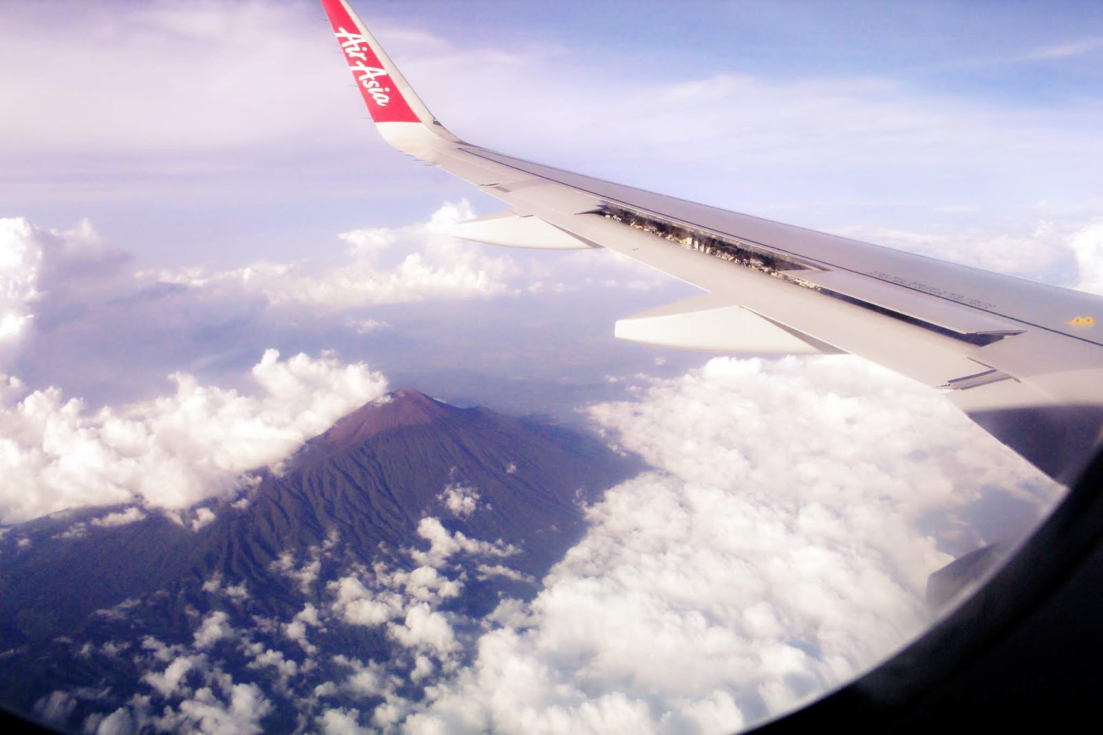 Pemandangan Indah Gunung Merapi Dari Atas Pesawat Loveheaven 0 7