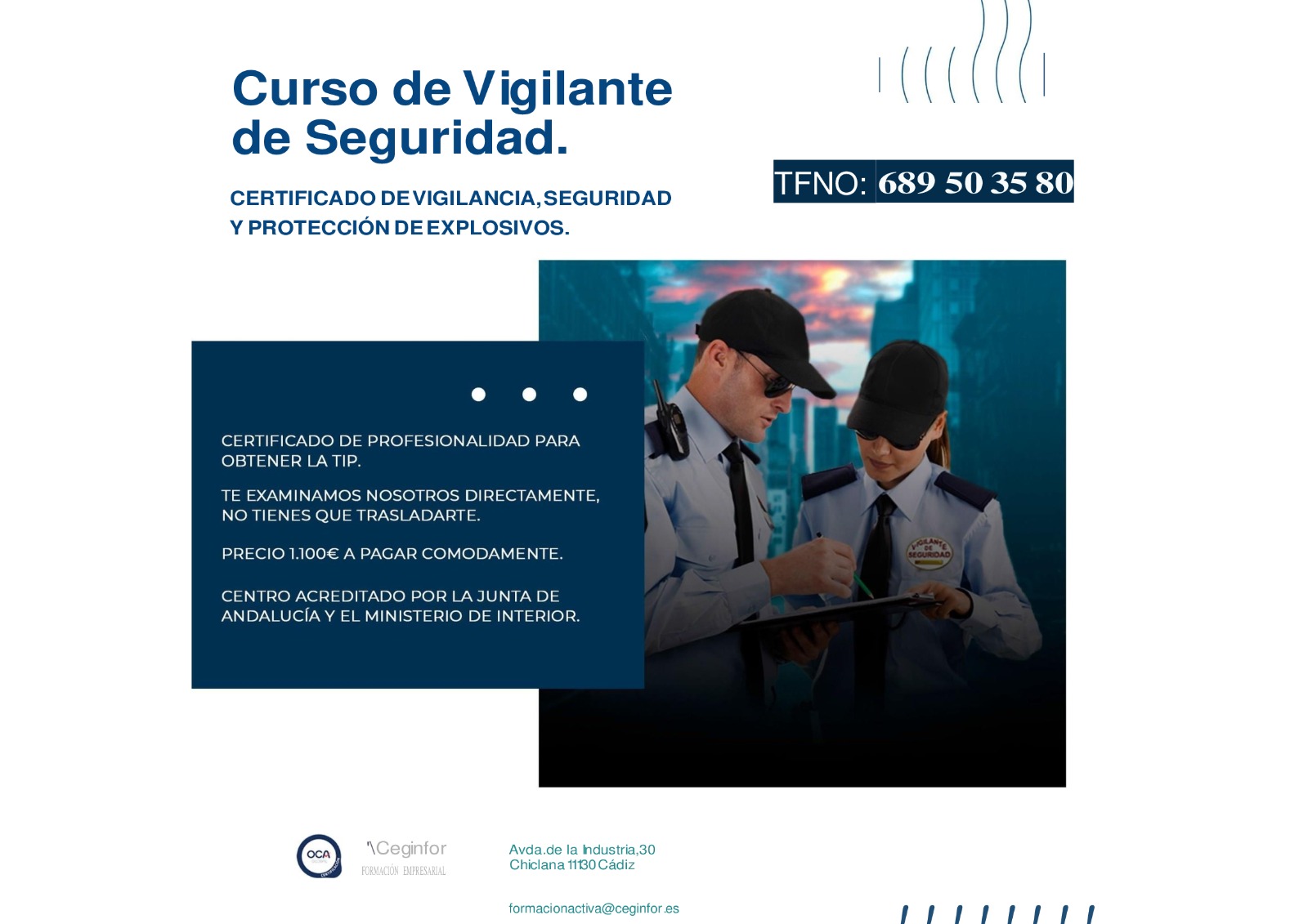 Curso Vigilante de Seguridad para obtener la TIP