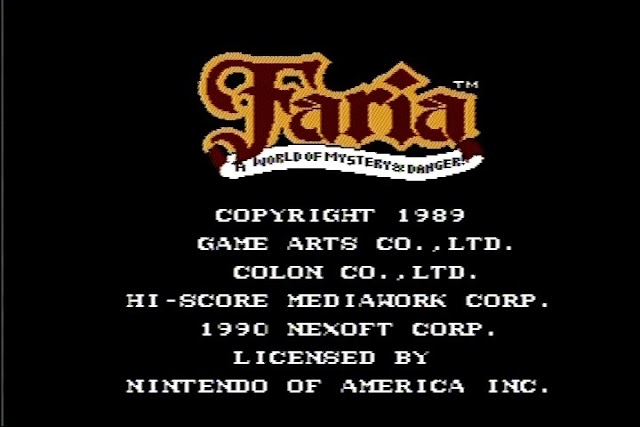 Game 29: Faria: A World of Mystery and Danger (NES) - Head in the Clouds