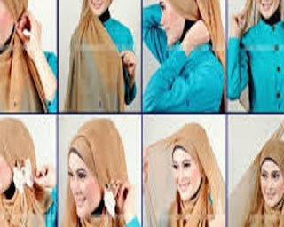 cara memakai jilbab segi empat untuk sekolah smp