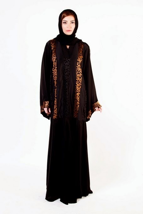 New Abaya and Hijab 2014 Collection With Latest Classic 