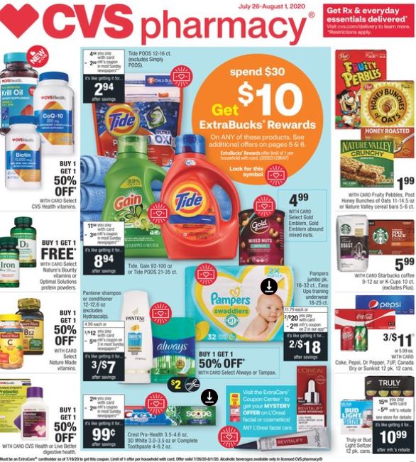 CVS Weekly Ad Preview 7/26-8/1