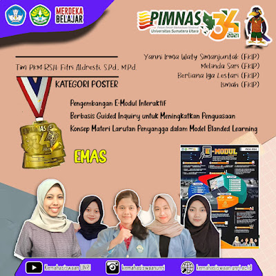 Universitas Riau Panen Medali Diajang PIMNAS 34 USU