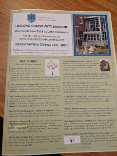 Lifelong Community Learning: Winter/Spring 2018 Registration is Open