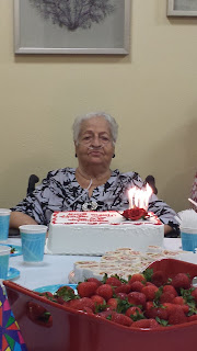 grandmother, armenian, birthday, 95, senior, aging, party, spa goer