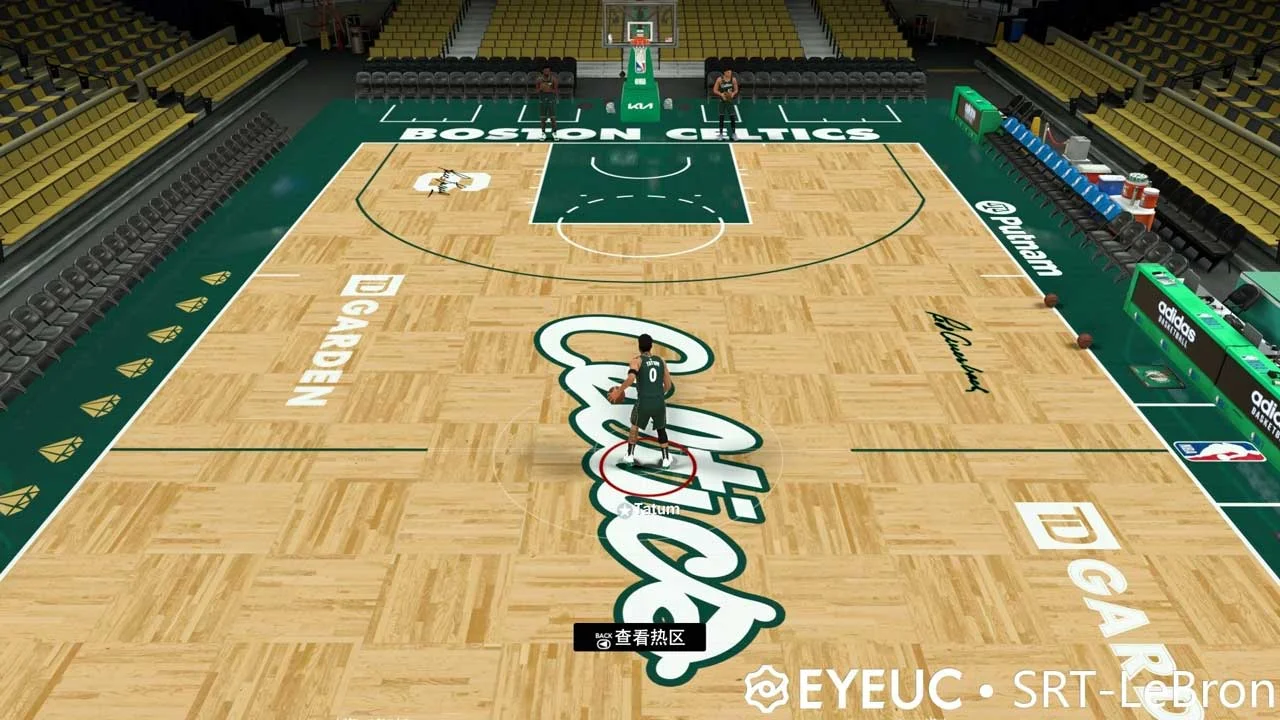 NBA 2K23 Boston Celtics City Edition Court