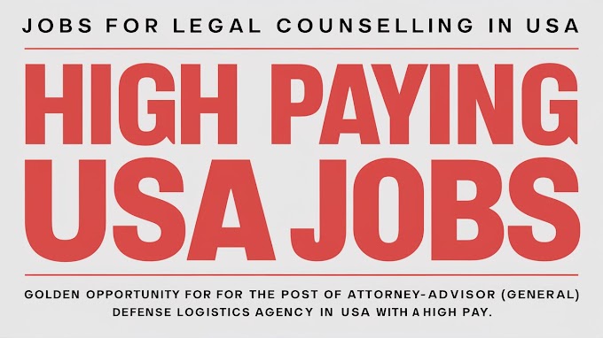 Explore Jobs in USA , Vacancies for Legal Counselling in the Defense Logistics Agency of USA