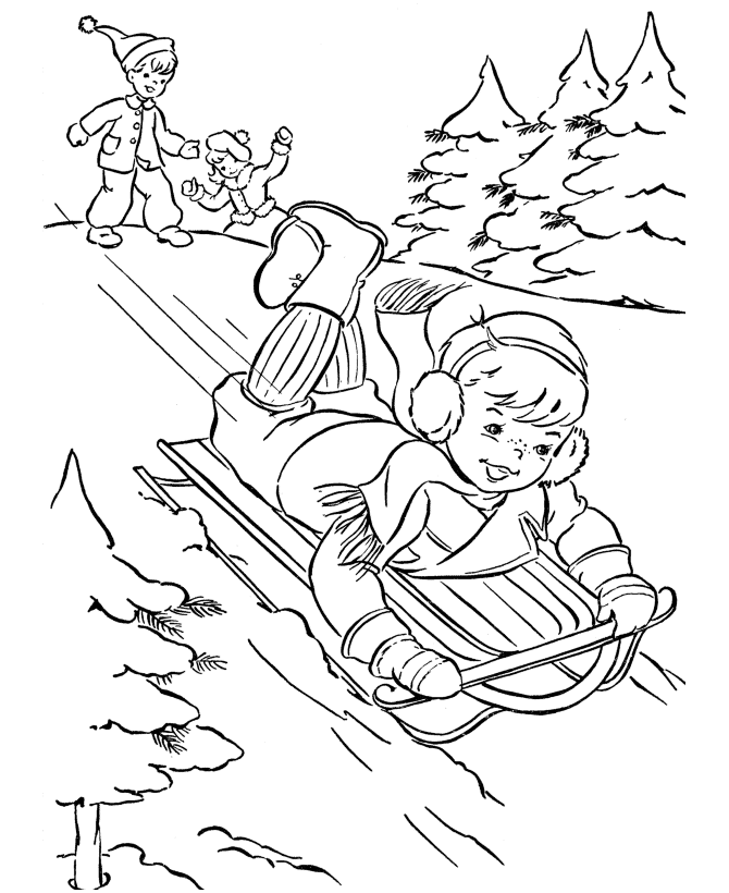 Christmas Kids Coloring Pages  Learn To Coloring