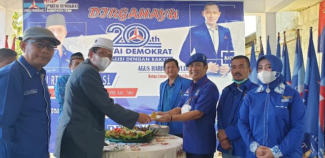 HUT ke-20 Demokrat: DPC Kab Tebo - Jambi Live Virtual