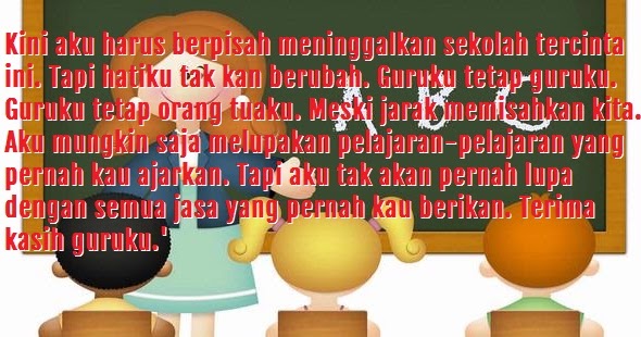 Kata Kata Perpisahan Untuk Guru Yang Menyentuh Hati